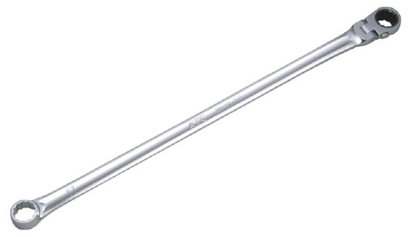 Rakuten - KTC MR15L-19F 超ロングラチェットメガネレンチ首振【超ロング首振りメガネギアレンチ】 000011336019 　送料込み！