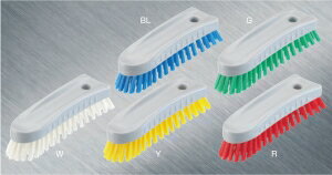 HGハンドブラシH(ハード))ホワイト CL613-000X-MB-W【843-0088】 　送料込み！