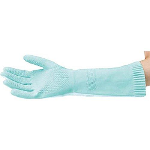 Rubber Gloves - ダンロップ天然ゴム中厚手手袋N-121グリーンL 　送料込み！
