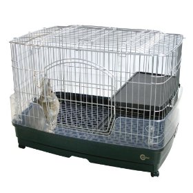 クリアケージ M MR-306 【小動物飼育ケージ/ウサギ用/モルモット用/チンチラ用/フェレット用】 　送料..