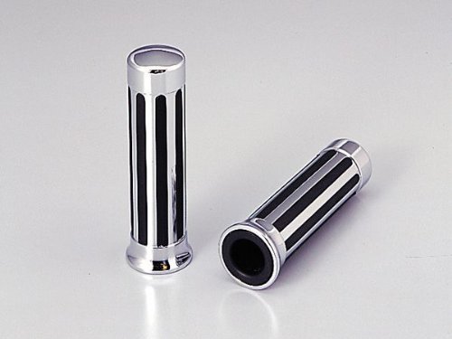 Grip - ハリケーン　HA7447 BSグリップ クロームメッキ ハンドル径φ7/8インチ(22.2mm)用 　送料込み！
