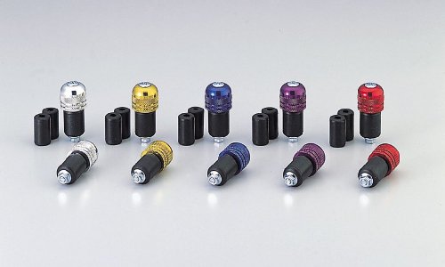 ハリケーン　HB0315R φ22アルミサイドキャップ ローレット レッドアルマイト 汎用タイプ_一般スチール ステンレス ジュラルミンハンドルに適合 　送料込み！