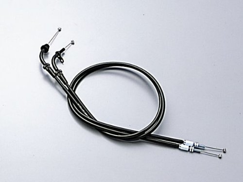 ハリケーン　HB6514-10 ロング スロットルケーブル W ブラック ボルティ(’00～ NJ47A-117005～) 　送料込み！