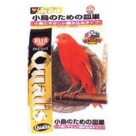 クオリス 小鳥のための皿巣 　送料込み！