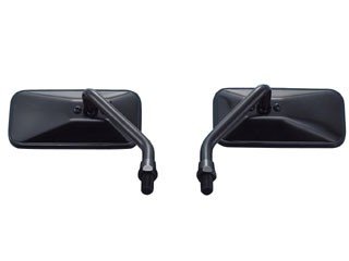 ショートステムミラーBKスクエア(R)M10 -47547 　送料込み！