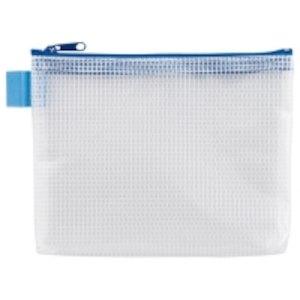 TANOSEE　メッシュケース　B6　タテ170×ヨコ210mm　青 　送料込み！