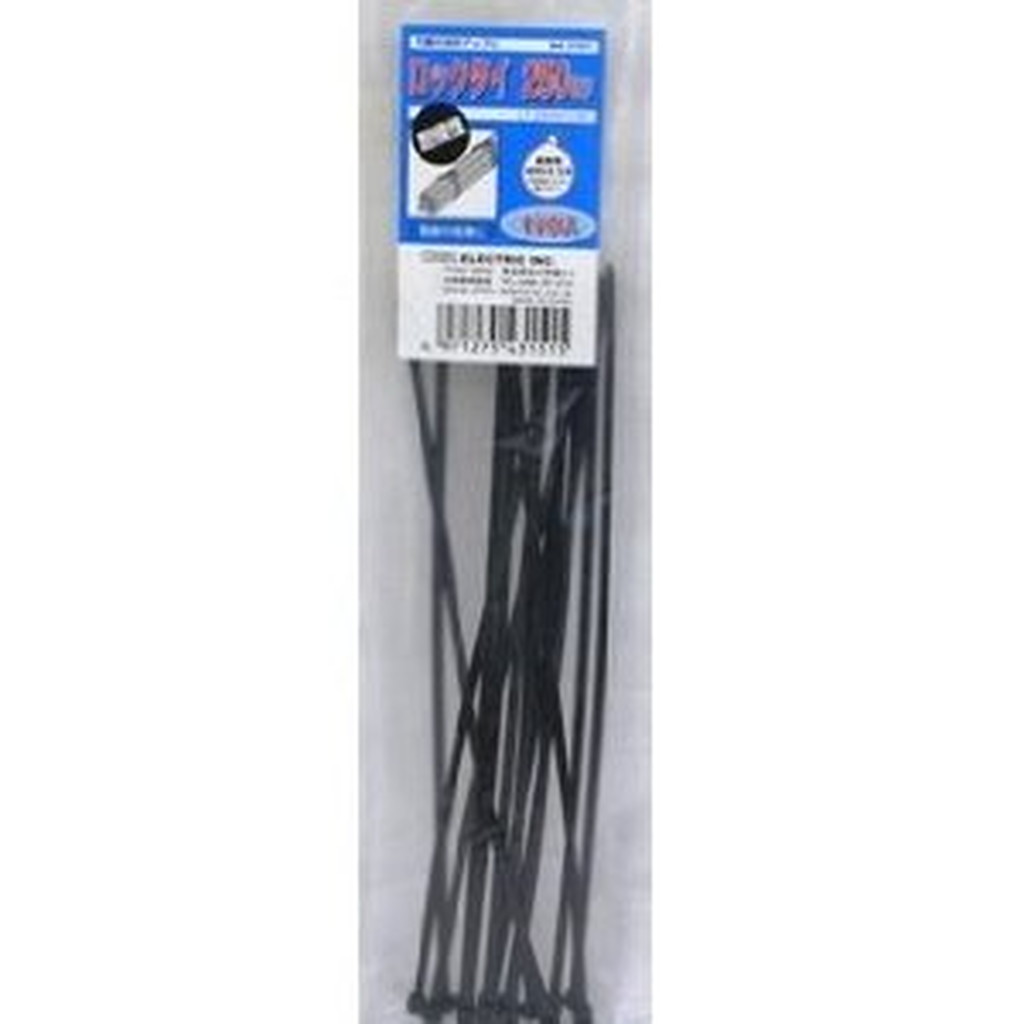 ロックタイ 250mm耐候・黒 15本入り