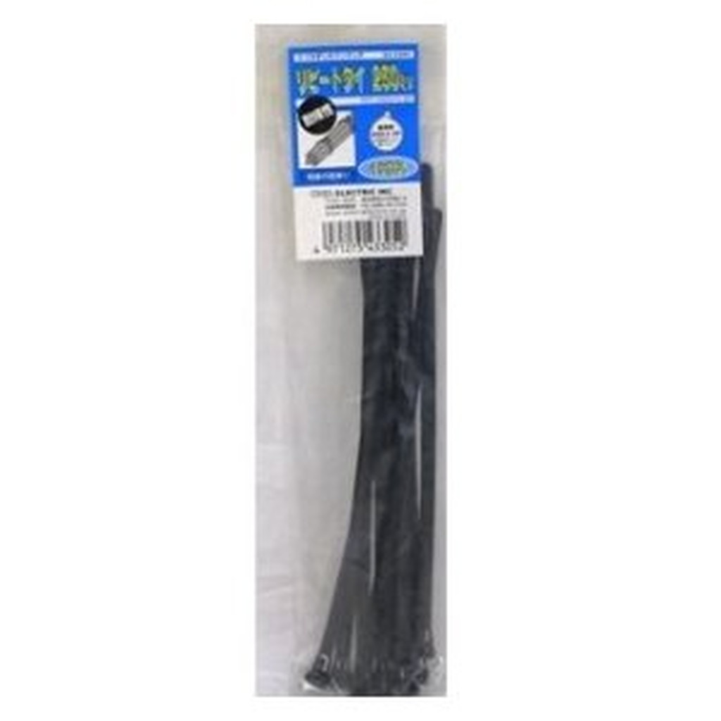 Rakuten - リピートタイ 250mm耐候・黒 10本入り