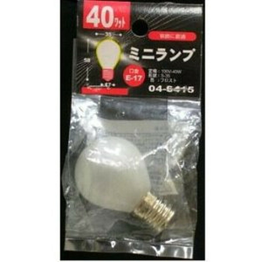 �ߥ˥��� 40W �ե����� LB-S3740-F 04-6415