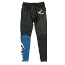 ALLS1-XS-AQ サンダー ロングスパッツ 青×黒 XS【新ロゴでの手配となります】
