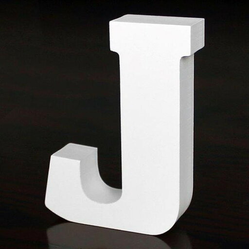 ホワイトウッドレター J ホワイトウッドレター J