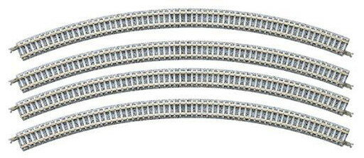 Parts - 1198 【Nゲージ】1198 カーブPCレールC391-45-PC(F)(4本セット) 　送料込み！