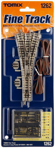 1262 【Nゲージ】1262 電動3方ポイントN-PLR541/280-15(F) 　送料込み！