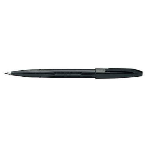 Water Felt Pens - ぺんてる　水性サインペン　黒　S520−AD (入数10)　送料込み！