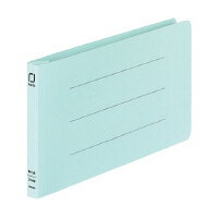 統一伝票用フラットファイル樹脂製とじ具B4 1/3横青 (フ-V49B) ****** 販売単位 1セット(10個入)***** (入数10)　送料込み！