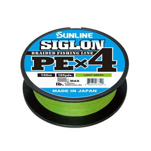 サンライン シグロンPE×4 ライトグリーン 150m #3/50lb 　送料込み！