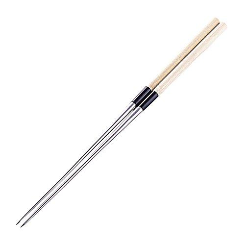 白木柄盛箸(水牛桂柄付)12cm 箱なし 　送料込み！