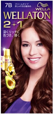 ウエラトーンツープラスワン クリームタイプ 7B 【 ヘアカラー・白髪用 】 【単品】送料込! (北海道・沖縄・離島は別途送料)
