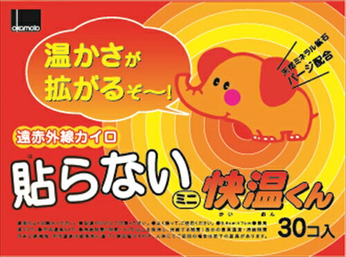 はらない快温くんミニ30コ入 【 オカモト 】 【 カイロ 】 【単品】送料込! (北海道・沖縄・離島は別途送料)