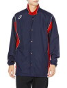 asics(アシックス ) ウォームアップジャケット NB/SレッドM(4)