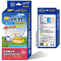ノーズクッション付き高性能マスク(大人用普通サイズ10枚入り)×2セット＆(小顔・子供用10枚入)×2セット　　約5%OFFのセール価格で販売！