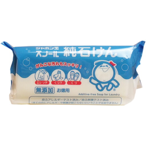 シャボン玉 スノール純石けん 無添加 お徳用 180g 【単品】 送料込み!(北海道・沖縄・離島は別途送料) シャボン玉 スノール純石けん 無添加 お徳用 180g 【単品】 送料込み!(北海道・沖縄・離島は別途送料)