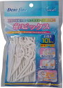 超お徳用 101本入！！●歯ブラシではとれない歯間の汚れを取り除く●歯の裏の取りにくい食べカスや歯垢の除去に●舌クリーナーとして使用できます。（実用新案登録済）デントファインシリーズ ラインナップオーラル関連 ラインナップ※予告なく成分・パッケージが変更になることがございます。予めご了承ください。サイズ・容量：個装サイズ：130/185/30 個装重量：80g 内容量：101本 製造国：台湾 【：12X16】【発売元：株式会社クリエイト】【耐熱温度】 70度 【糸の材質】 ポリエステル 【柄の材質】 ABS樹脂 【使用方法】 ・フロス部分・・・歯と歯の間にフロスを入れ、歯にそって前後に動かしながら上下させます。 ・ピック部分・・・奥歯の裏側やポケットの取りにいく歯垢・食べカスはピックでお取りください。 ・ヘッド部分(舌クリーナー)・・・口臭の原因となる、舌の汚れを凹凸ラインで奥から手前にかきだしてください。 【使用上の注意】 ・初めて使用される方は、歯肉を傷つけないよう充分ご注意ください。 ・歯と歯の間に入りにくい場合は、無理な使用を避けてください。 ・治療中の歯へは使用しないでください。 ・特に義歯や差し歯などへ使用される際は、必ず歯科医にご相談の上ご使用ください。 ・お子様だけでの使用は、お避けください。 ・お子様の手の届かないところに保管してください。 ・広告文責（株式会社ビッグフィールド ・072-997-4317） ※ご注文手配後の変更キャンセルはお受けできません※仕入れ先からの直送品の為、お客様ご都合の返品・交換を賜ことが出来ません。誠に勝手ではございますが、何卒、ご理解ご了承のほどお願い申し上げます。