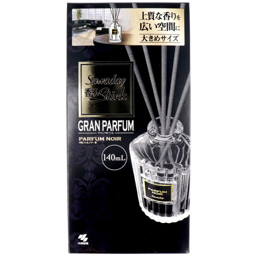 サワデー香るスティック グランパルファム パルファムノアール 140mL 【単品】 送料込み!(北海道・沖縄・離島は別途送料) サワデー香るスティック グランパルファム パルファムノアール 140mL 【単品】 送料込み!(北海道・沖縄・離島は別途送料)