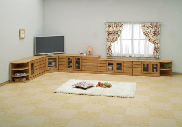 ローボード テレビ台 3段 Bタイプ 約幅60cm ナチュラル 木製 扉収納付き 日本製 リビング ダイニング 完成品 玄関渡し【代引不可】