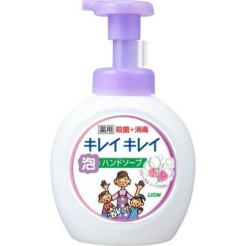 キレイキレイ 薬用泡ハンドソープ フローラルソープの香り 本体 大型サイズ(500ml)【キレイキレイ】