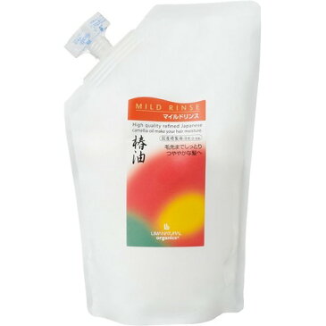 リマナチュラルオーガニック マイルドリンス 詰替用 500mL 【リマナチュラル】【椿油リンス】