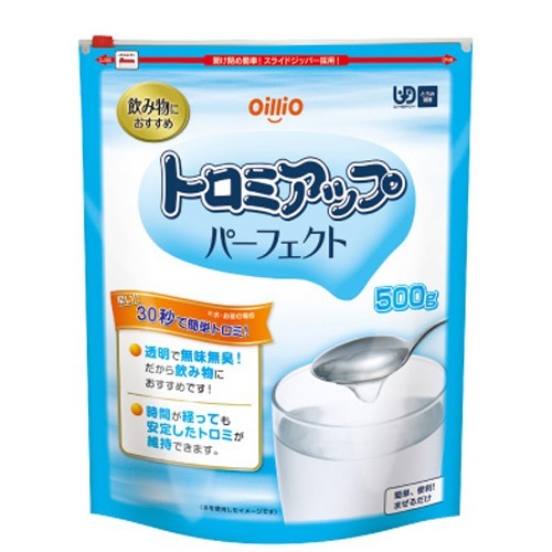 トロミアップ パーフェクト とろみ調整食品(500g)【日清オイリオ】[特別用途食品 大容量 スライドジッパー 介護食]
