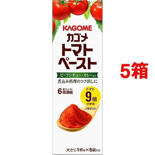 カゴメ トマトペースト ミニパック(18g*6コ入5コセット)のサムネイル