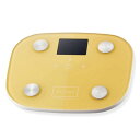 エレコム 体組成計 体重計 ヘルスメーター デジタル コンパクト 体脂肪 HCS-FS03YL(1台)【エレコム(ELECOM)】[内臓脂肪 スマホ連動 アプリ...