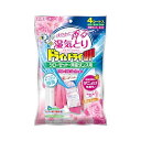 ドライ&ドライUP クローゼット・洋服ダンス用 フローラルブーケの香り(4シート入)【ドライ&ドライアップ】