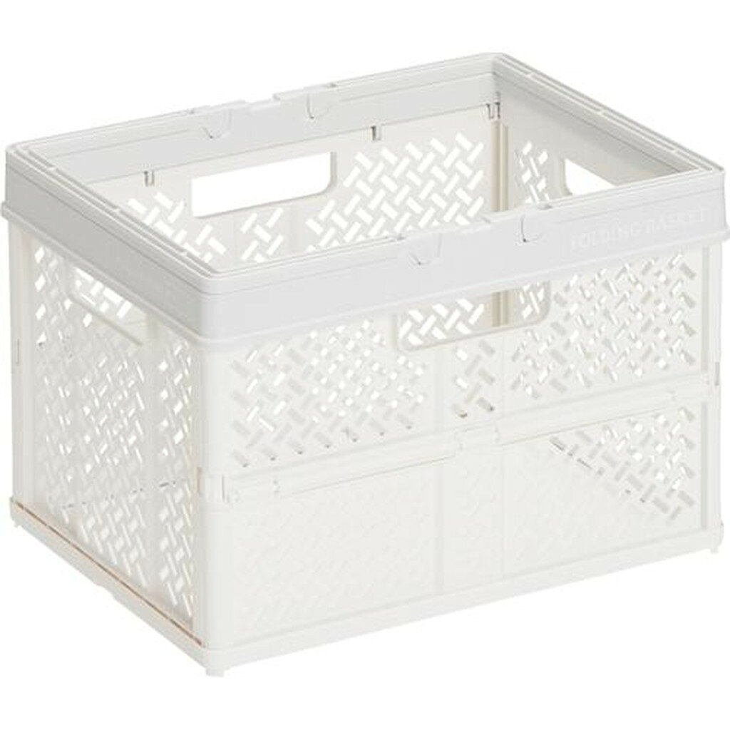 PRX 折りたたみバスケットハンドル付 スモーキーホワイト S(1個)【プロフィックス】