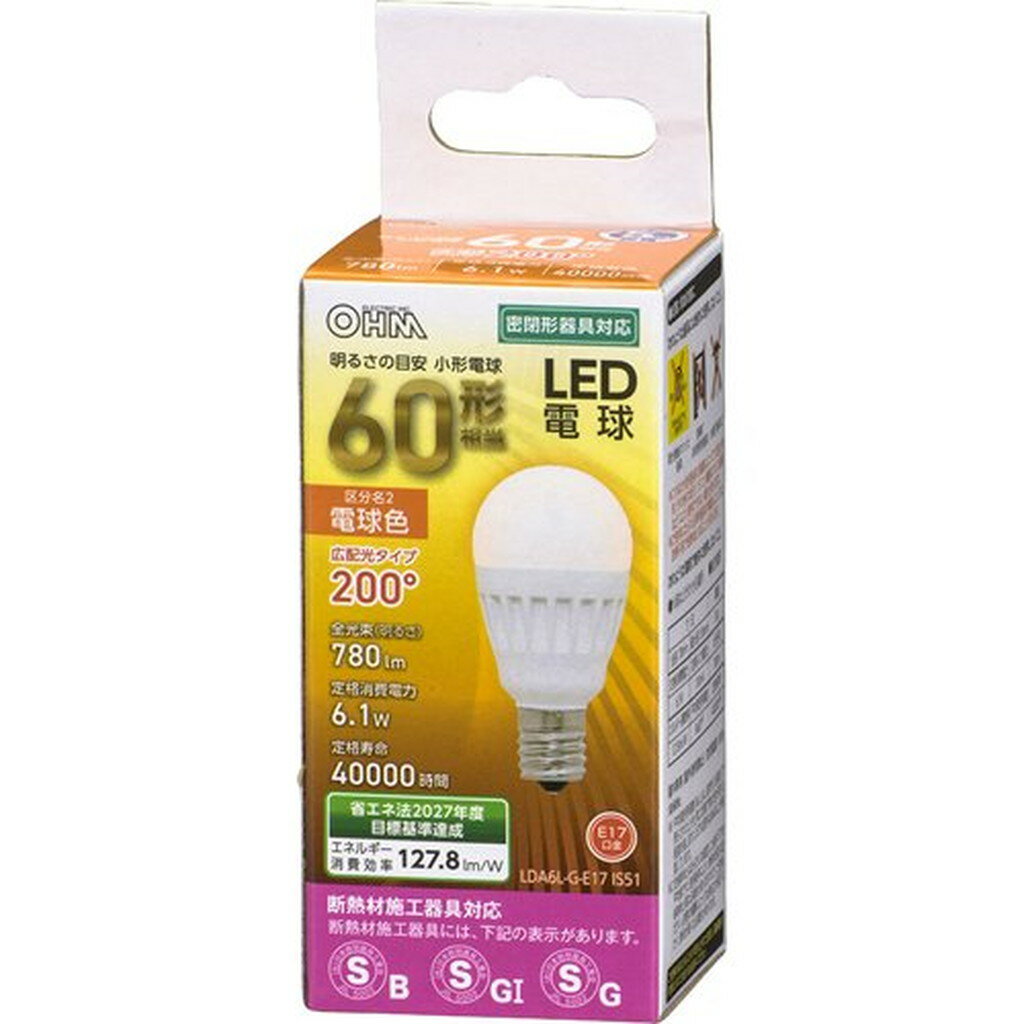 LEDŵ  E17 60 ŵ忧 LDA6L-G-E17 IS51(1)OHM