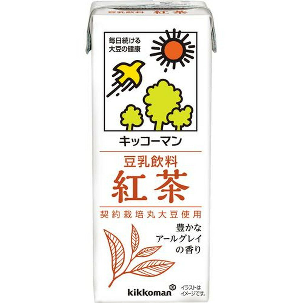キッコーマン 豆乳飲料 紅茶(200ml*18本入)【キッコーマン】