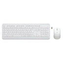 Digio2 無線キーボード&マウスセット ホワイト MK-04W(1...(2)