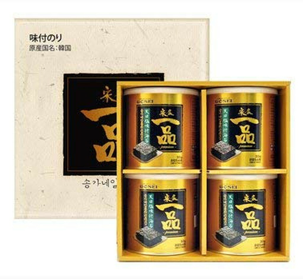 宋家一品 缶(8切54枚入*3缶セット)【五星コーポレーション】[韓国食品 韓国のり おつまみ おかず]