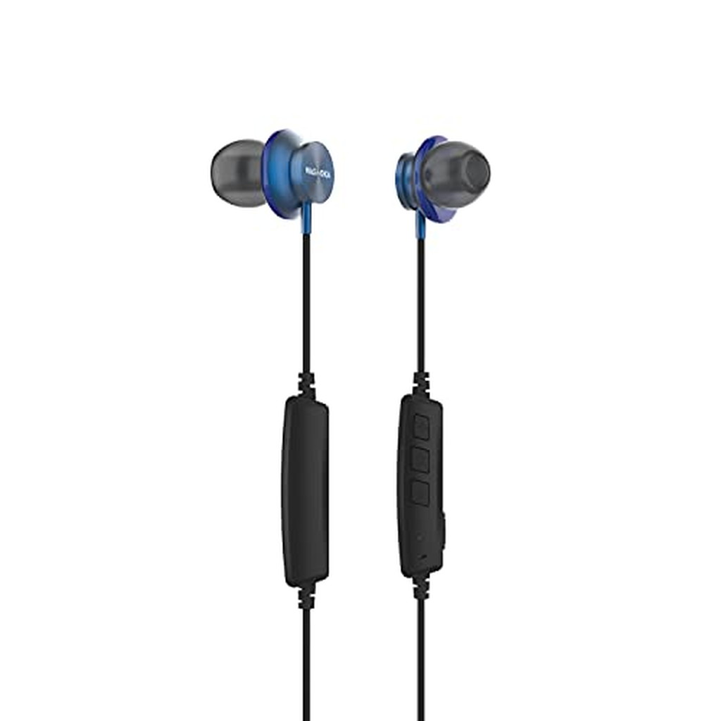 NAGAOKA アルミニウムハウジングBluetoothワイヤレスイヤホン ブルー BT825BL(1個)