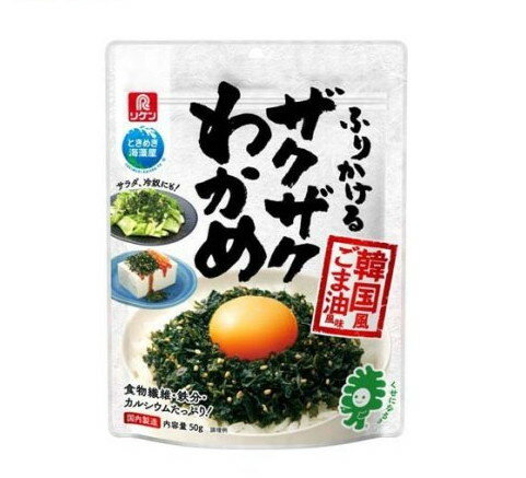 ふりかけるザクザクわかめ 韓国風ごま油風味(50g)のサムネイル