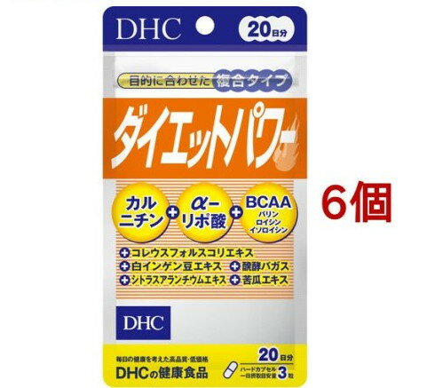 DHC ダイエットパワー 20日分(60粒*6個セット)【DHC サプリメント】