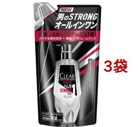 Hair Care - クリアフォーメン オールインワンシャンプー つめかえ用(280g*3袋セット)【クリアフォーメン】
