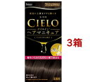 シエロ オイルインヘアマニキュア アッシュブラウン(3箱セット)【シエロ(CIELO)】