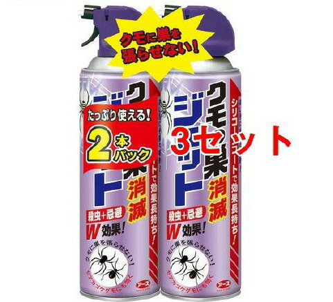 クモの巣 消滅ジェット(450ml*2本入*3セット)【アース】