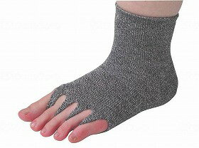 指ぬき健康ソックス/グレー/M ユニロック -