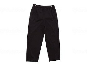 のびのびゆったりパンツ 両脇ファスナー/ブラック/M カインドウェア CH050325A05