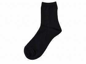 婦人シルクアーチアップソックス/ブラック/23～25cm 神戸生絲 SY311