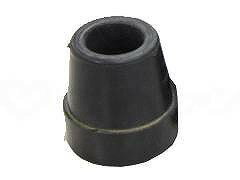 夢ライフ 4点ステッキ用先ゴム（4個）/ブラック/- ウェルファン 9742